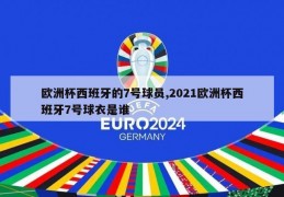 欧洲杯西班牙的7号球员,2021欧洲杯西班牙7号球衣是谁