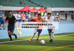 2026世预赛亚洲区赛程表地点,2026世预赛亚洲区预选赛