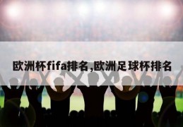 欧洲杯fifa排名,欧洲足球杯排名